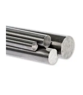Varilla Lisa Acero Plata Eje 15mm X 1 Metro