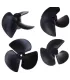Helice Nylon 3 Cuchillas Barco Bote Para Eje 2mm