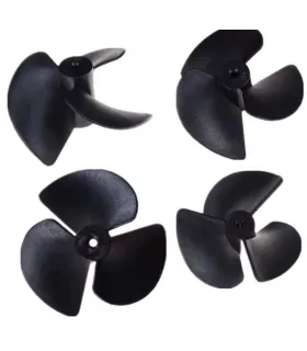 Helice Nylon 3 Cuchillas Barco Bote Para Eje 2mm
