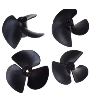 Helice Nylon 3 Cuchillas Barco Bote Para Eje 2mm