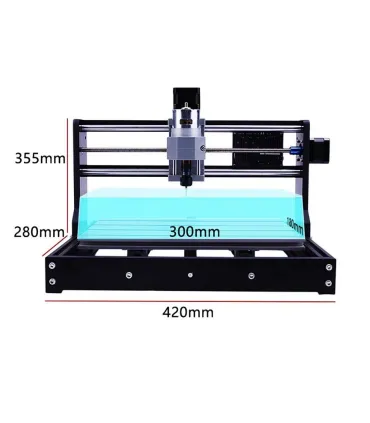 Maquina Cnc 3018 Pro + Laser 5500mw + Offline + - Merkatronix