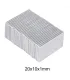 Iman Neodimio Fuerte N35 Rectangular 20x10mm 1.5mm x 10 Unidades