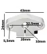 Soporte Eje Lineal 10mm Shf10 - Base Varilla Lisa - Merkatronix