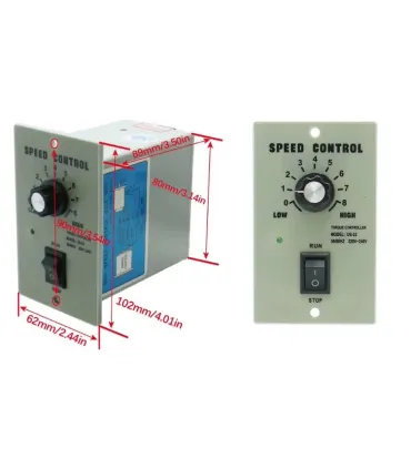 Motorreductor Ac 40w Con Variador De Velocidad 470RPM