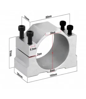 Kit Husillo Spindle 800w Refrigerador Por Aire Para CNC