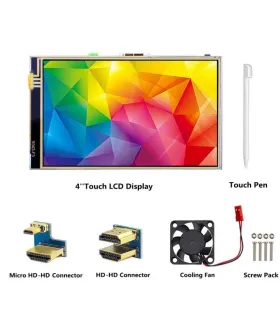 Pantalla Tactil Tft 4'' Raspberry Pi 3 - 4 Touch Hdmi