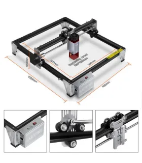 Maquina Laser CNC 80W Para Corte Madera - Grabado Metal