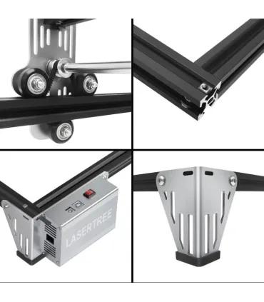 Maquina Laser CNC 80W Para Corte Madera - Grabado Metal