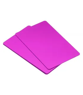 Tarjeta Lámina De Aluminio Colorida Para Marcado x 10