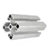 Perfil De Aluminio Estructural 4040 x 2000mm