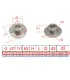 Acople Motor Con Brida D Externo 32mm Interno 12mm