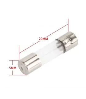 Fusible Tubo Vidrio 5x20mm 0.5A 250v