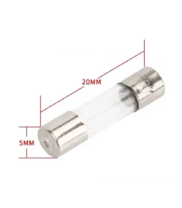 Fusible Tubo Vidrio 5x20mm 0.5A 250v
