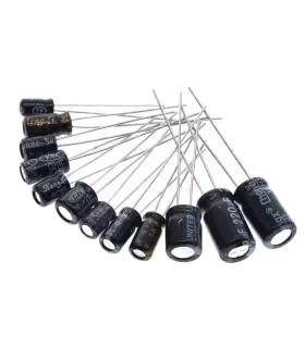 Kit Capacitores Electrolíticos X 120 Piezas