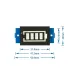 Pantalla Módulo Indicador Carga Bateria Litio 7S