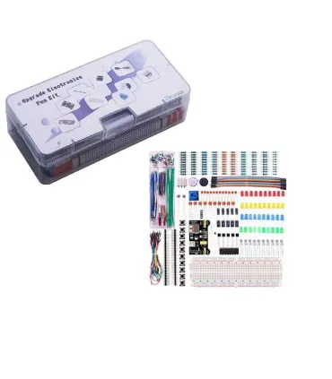 Kit de componentes electrónicos para placa de pruebas