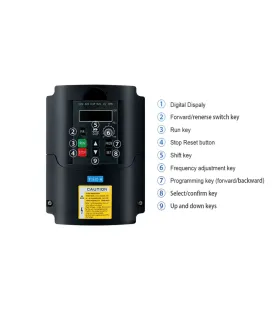 Variador de Frecuencia VFD 110VAC Para Spindle 1.5kw
