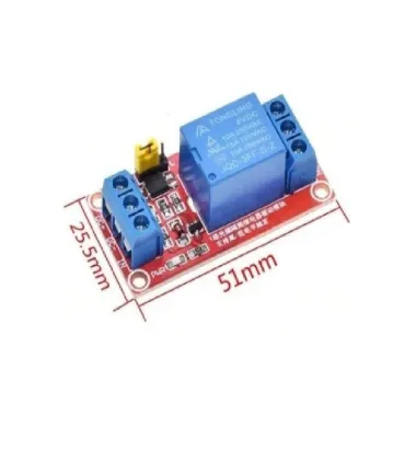 Modulo Rele 1 Canal 12v Optoacoplado Low/high Level