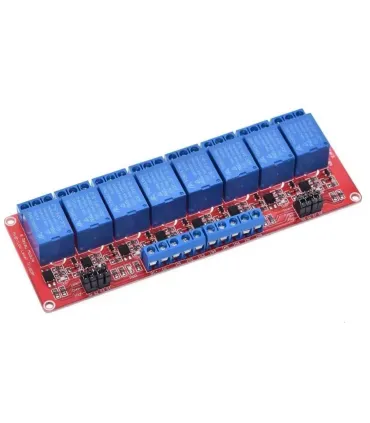 Modulo Rele 8 Canales 12v Optoacoplado Low/high Level