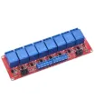 Modulo Rele 8 Canales 12v Optoacoplado Low/high Level