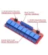 Modulo Rele 8 Canales 12v Optoacoplado Low/high Level
