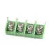 Conector Bornera Terminal KF7.62 4 Pines