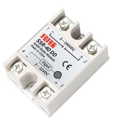 Rele Estado Solido Ssr-40dd 200vdc/40a