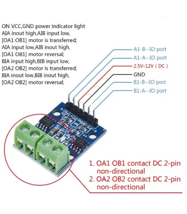 Modulo Puente H L9110S Stepper Motor Driver