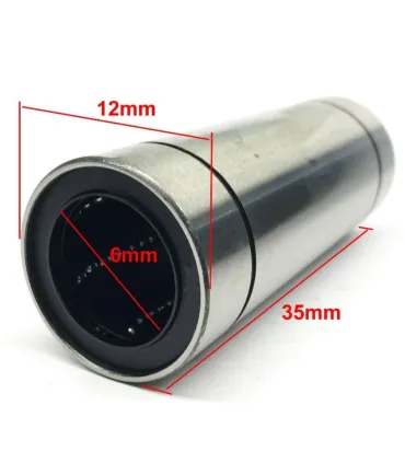 Rodamiento Lineal LM6LUU Para Eje Diametro 6mm