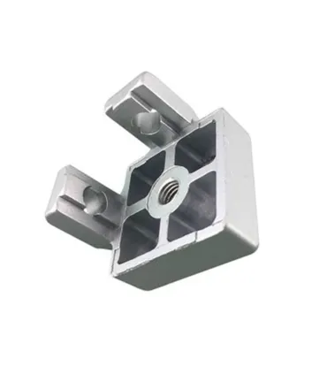 Conector Extremo Con Rosca Perfil 4040 Para Pata Rueda M8