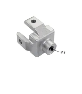 Conector Extremo Con Rosca Perfil 4040 Para Pata Rueda M8
