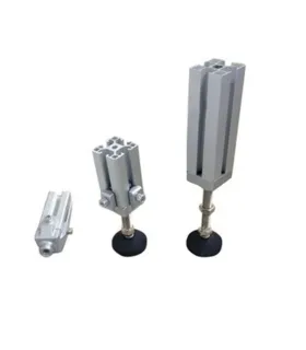 Conector Extremo Con Rosca Perfil 4040 Para Pata Rueda M8