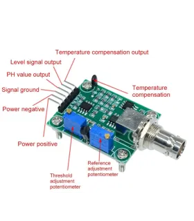 Modulo Sensor De PH Liquido Con Sonda