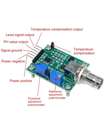 Modulo Sensor De PH Liquido Con Sonda