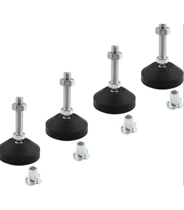 Soporte Pie Pata Nivelador Flexible M8