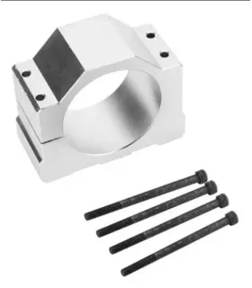 Base Soporte En Aluminio Para Spindle Husillo 80mm