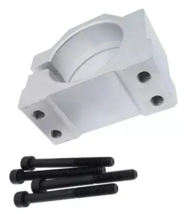 Base Soporte En Aluminio Para Spindle Husillo 80mm