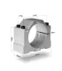 Base Soporte En Aluminio Para Spindle Husillo 80mm