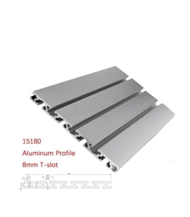 Perfil Estructural de Aluminio 15180 x 1500mm