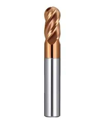 Fresa Punta Redonda R2mm - Metal - Acero Inoxidable - Merkatronix