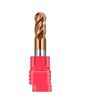 Fresa Punta Redonda R2mm - Metal - Acero Inoxidable - Merkatronix