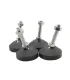 Soporte Pie Pata Nivelador Flexible M8