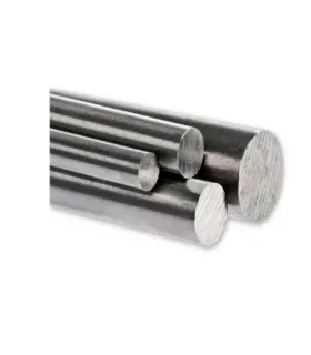 Varilla Lisa Acero Plata Eje 16mm x 800 mm