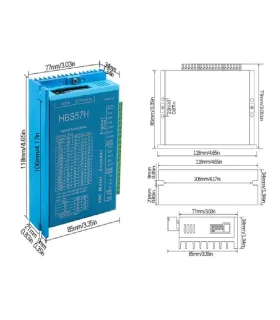 Driver HBS57H Para Motor Paso A Paso Bucle Cerrado