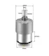 Motor DC Motorreductor JGB37-520 107Rpm