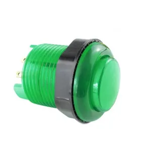 Boton Pulsador Arcade 28mm Verde