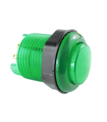 Boton Pulsador Arcade 28mm Verde