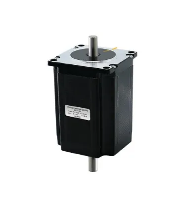 Motor Paso A Paso Nema 23 57HS112 3a Doble Eje 8mm - Merkatronix