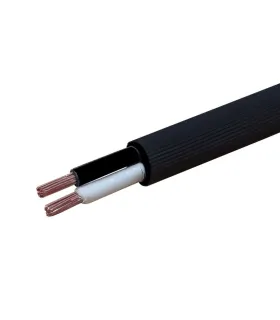 Cable Encauchetado 2 Lineas Calibre 12 2x12 x 1metro