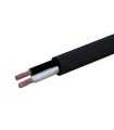 Cable Encauchetado 2 Lineas Calibre 12 2x12 x 1metro